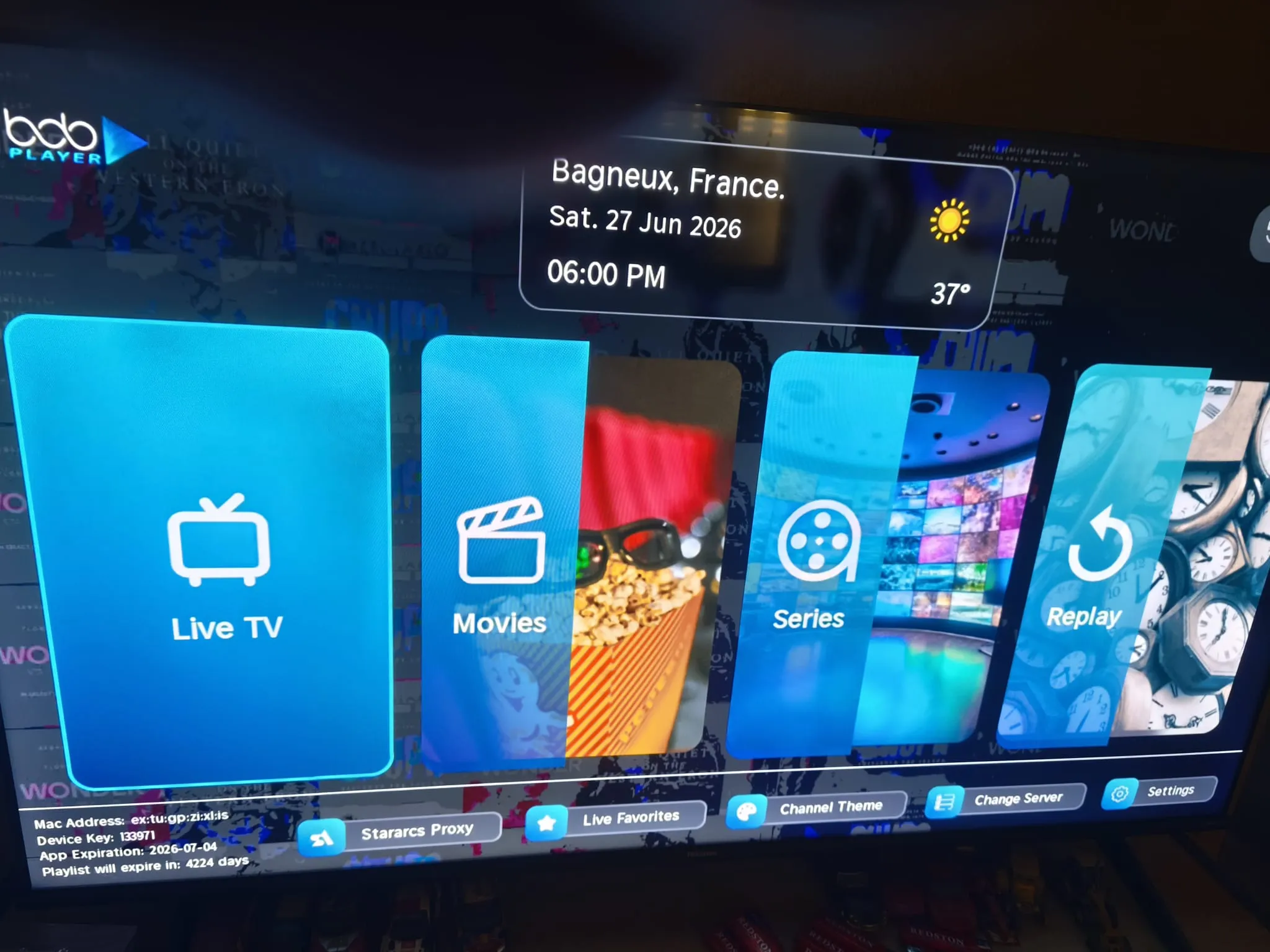 Configuração de cliente IPTV Portugal 1